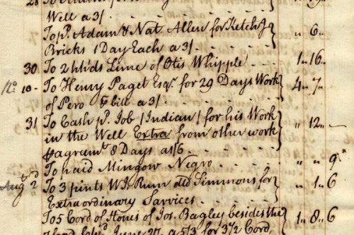 antique document on aged parchment in handwritten script