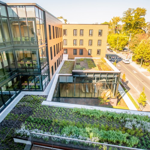 Exterior view of Sternlicht Commons